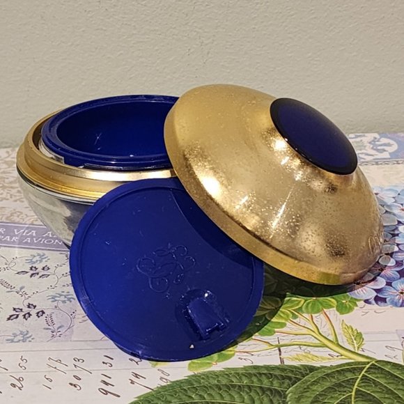 Vintage Guerlain Orchidee Imperiale Cream Container with Gold Tone Metal Lid #1 - Picture 7 of 13